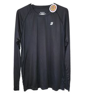 Roacbox Men's L Black UV Protection Long Sleeve T-shirt NWT